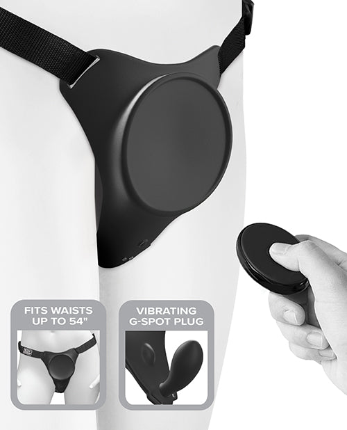 Body Dock G-spot Pro Vibrating Silicone Strap-on Harness