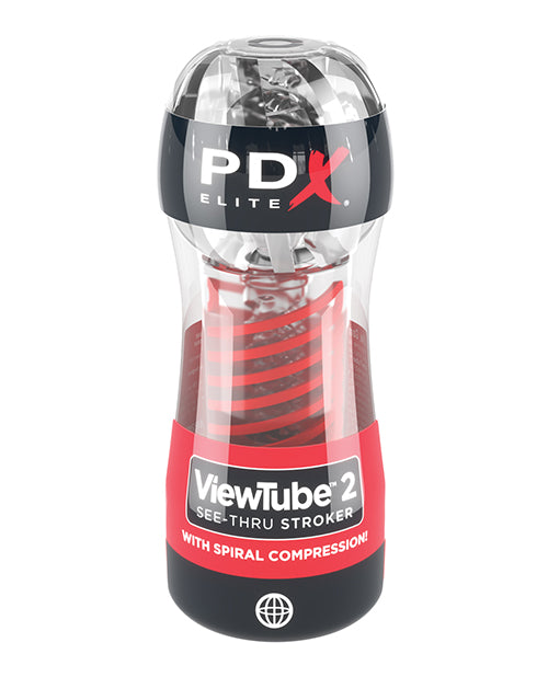 Pdx Elite Viewtube 2 Stroker Clr/red