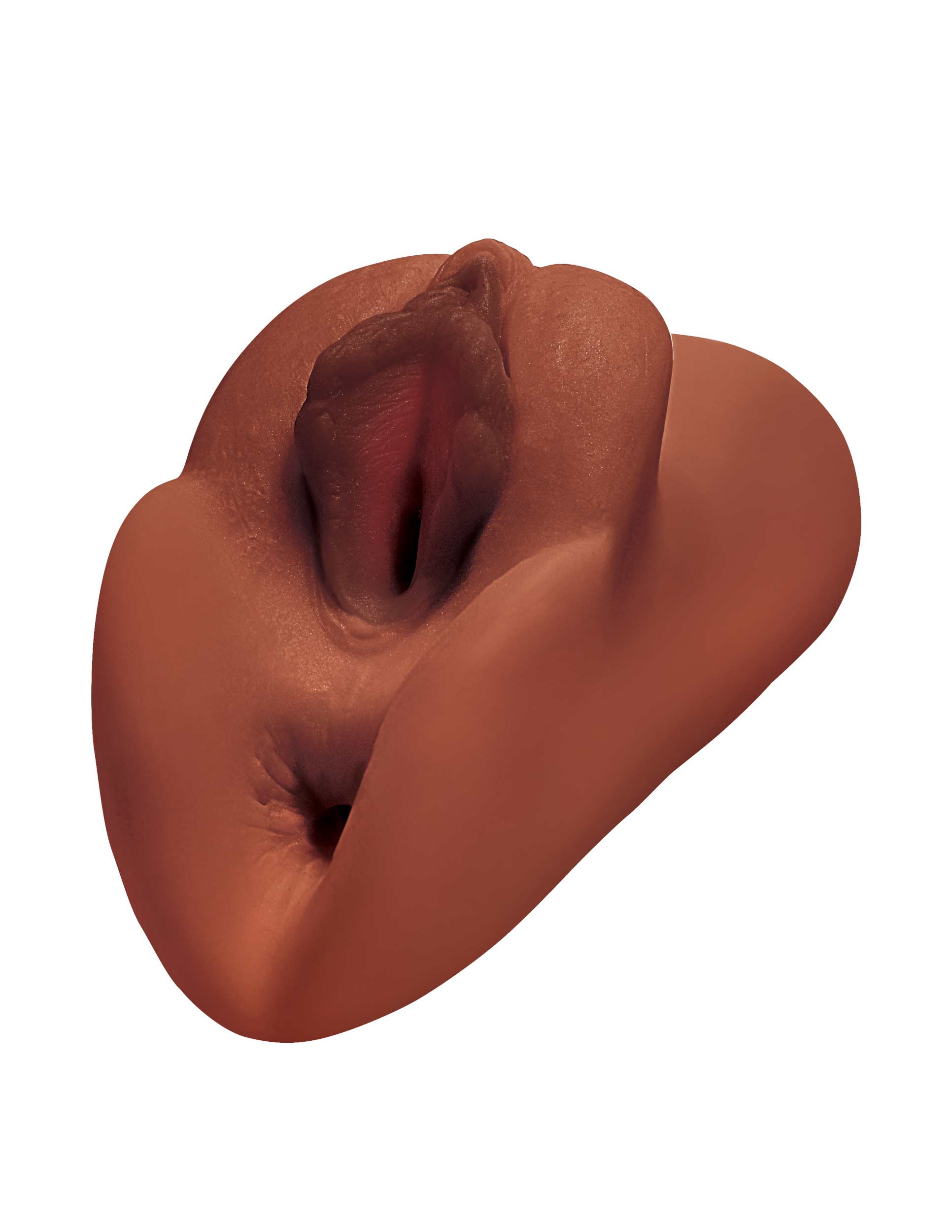 PDX Plus Perfect Pussy Double Stroker - Brown