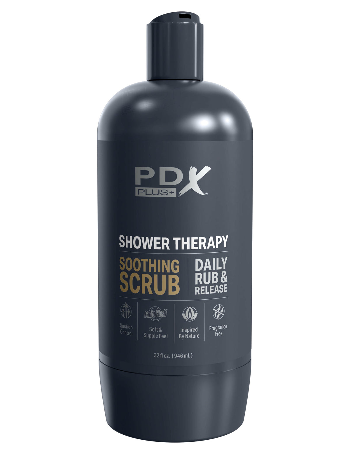 Pdx Plus Shower Therapy Soothing Scrub Brown