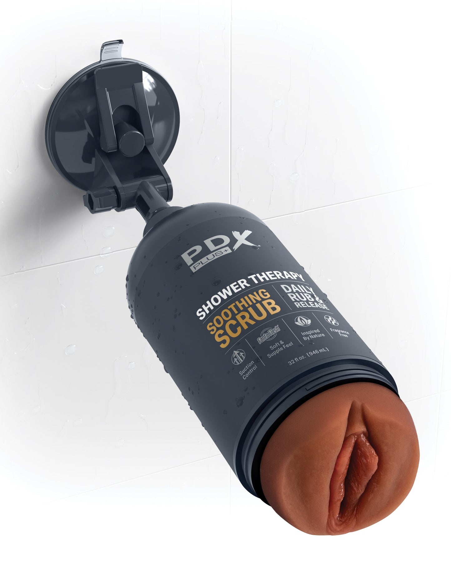 Pdx Plus Shower Therapy Soothing Scrub Brown