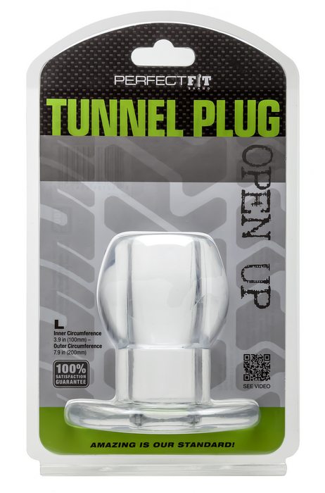 Perfect Fit Large Tunnel Plug Clear
