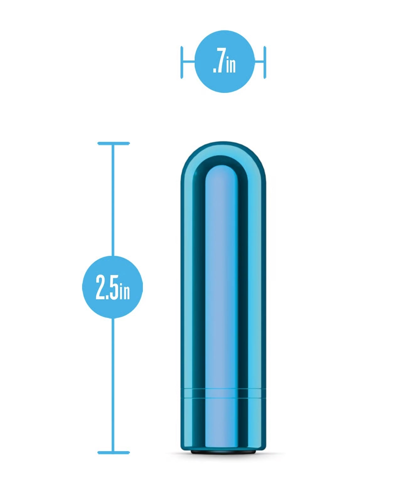 Kool Vibes Rechargeable Mini Bullet Blueberry
