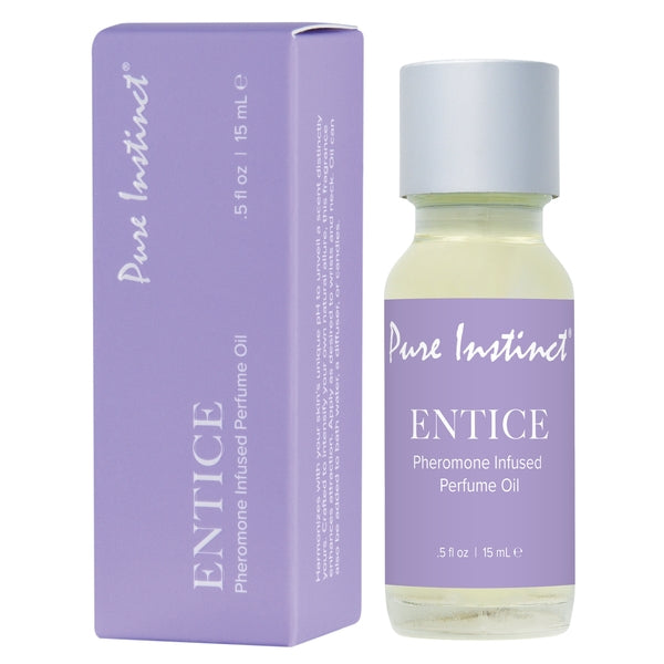 Pure Instinct Pheromone Perfume Oil Entice Dropper 15 Ml | 0.5 Fl Oz