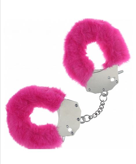 Ouch! Heavy-Duty Fluffy Handcuffs Pink