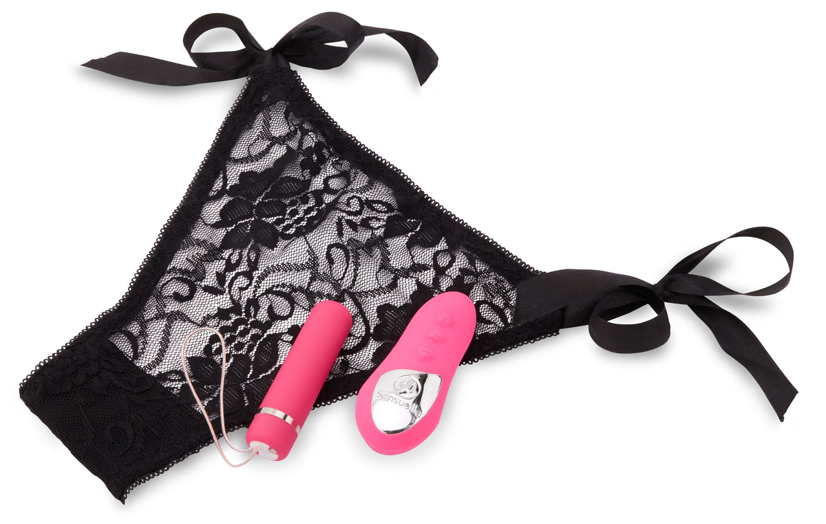 Nu Sensuelle Pleasure Panty Bullet w/Remote Control 15 Function - Pink