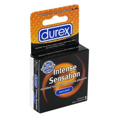 Durex Intense Sensation Extra Large Condoms Dots 3 Pack