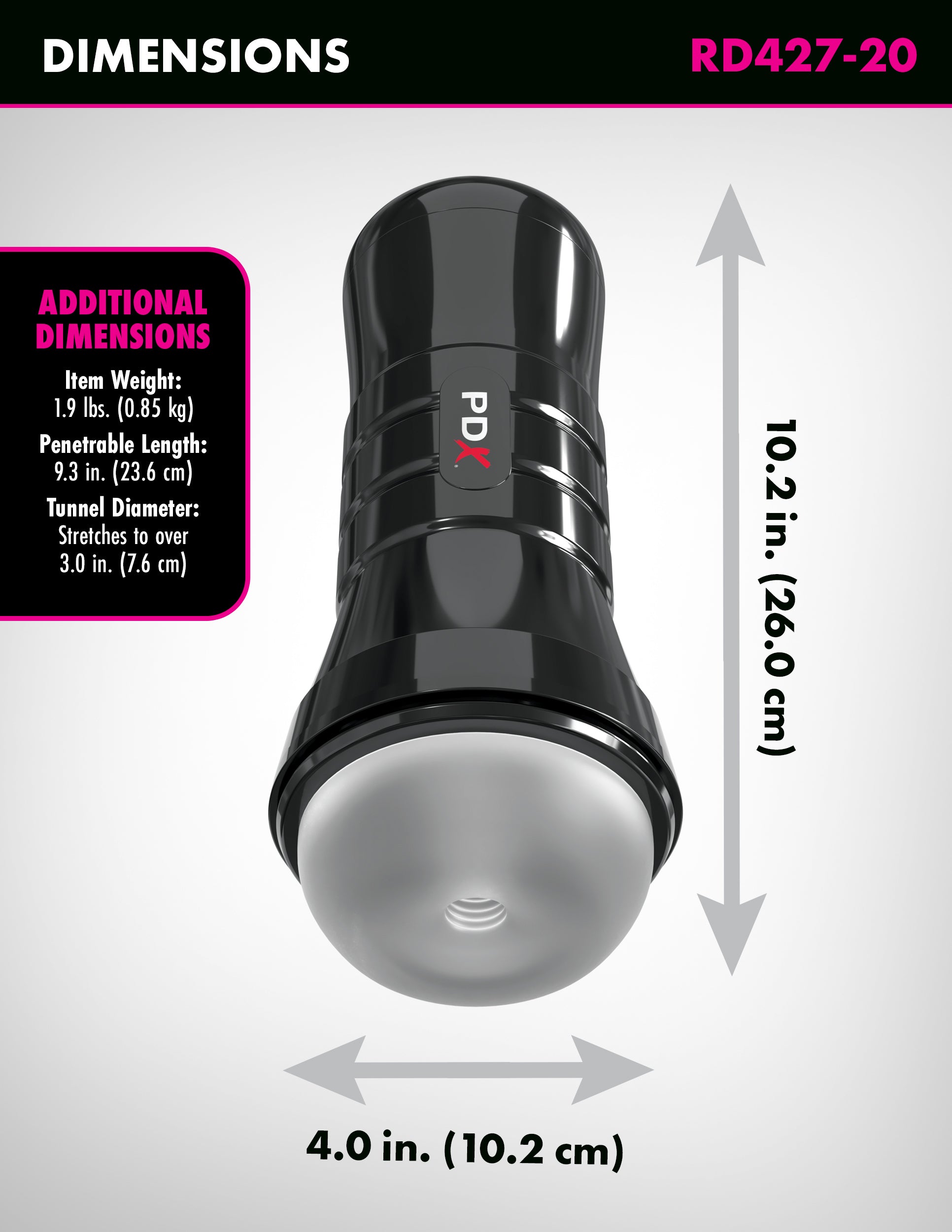 PDX Extreme Wet Pussies Super Slide & Glide XXL - Frosted