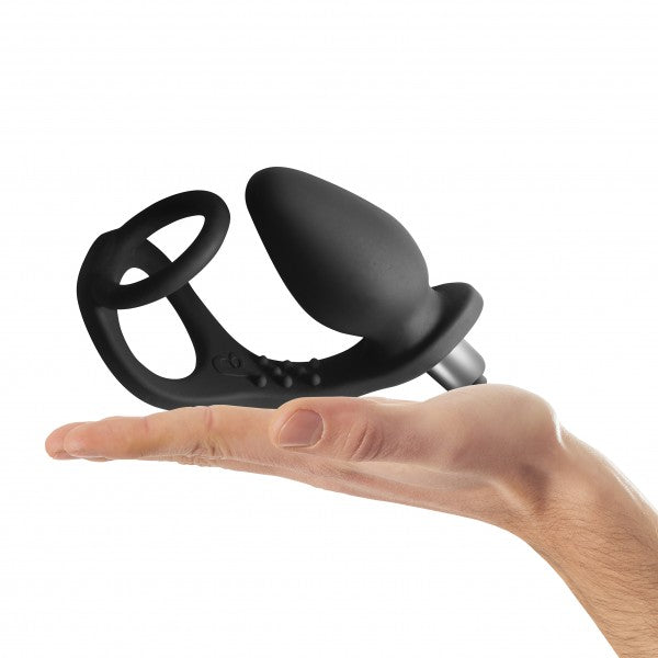 RO-Zen Black C Ring W/Vibrating Prostrate Probe