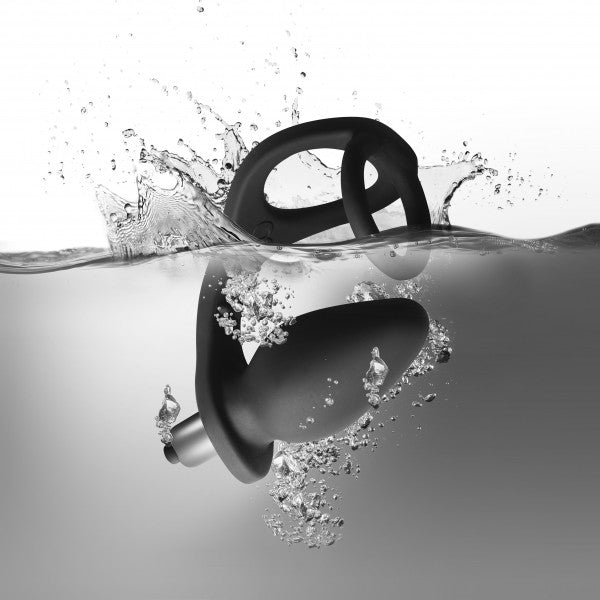 RO-Zen Black C Ring W/Vibrating Prostrate Probe