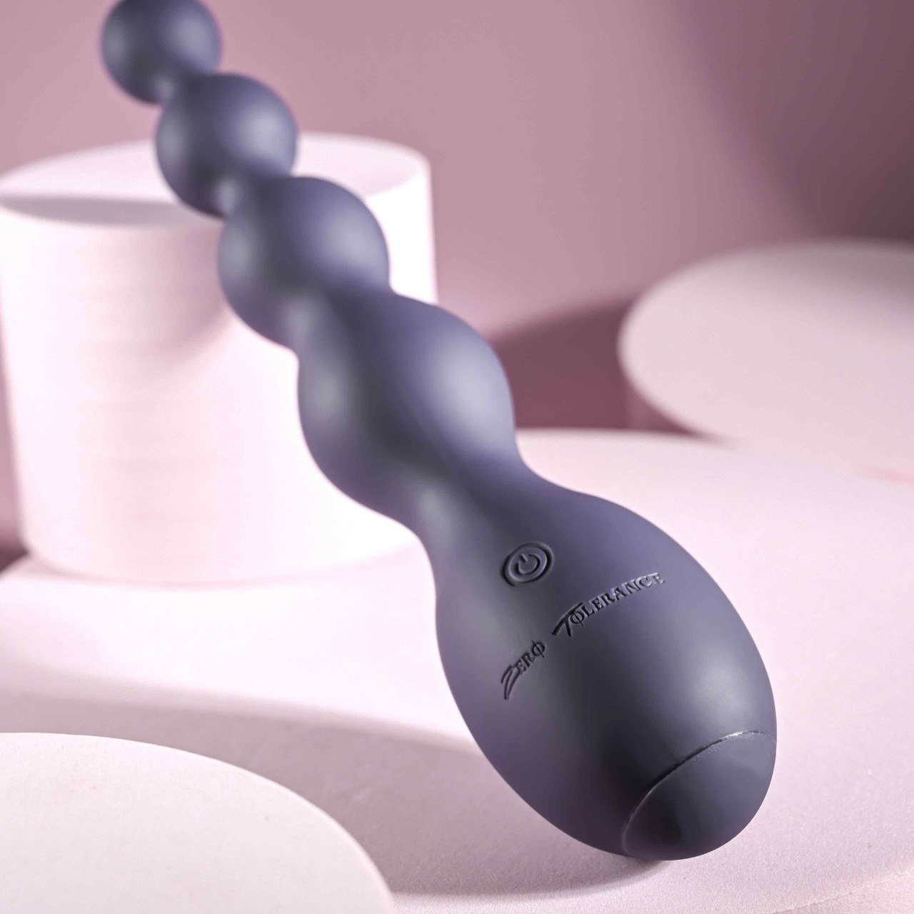 Zero Tolerance Rumpy Bumpy Rechargeable Vibrating Anal Vibrator Silicone Purple