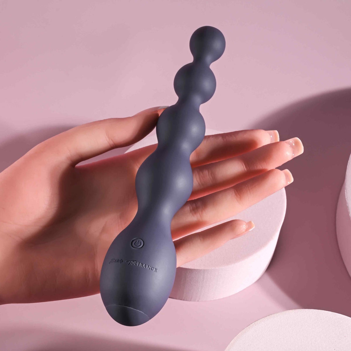 Zero Tolerance Rumpy Bumpy Rechargeable Vibrating Anal Vibrator Silicone Purple