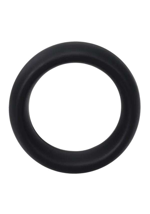 Rock Solid Silicone Black C Ring, Small (1 3/4in) In A Clamshell