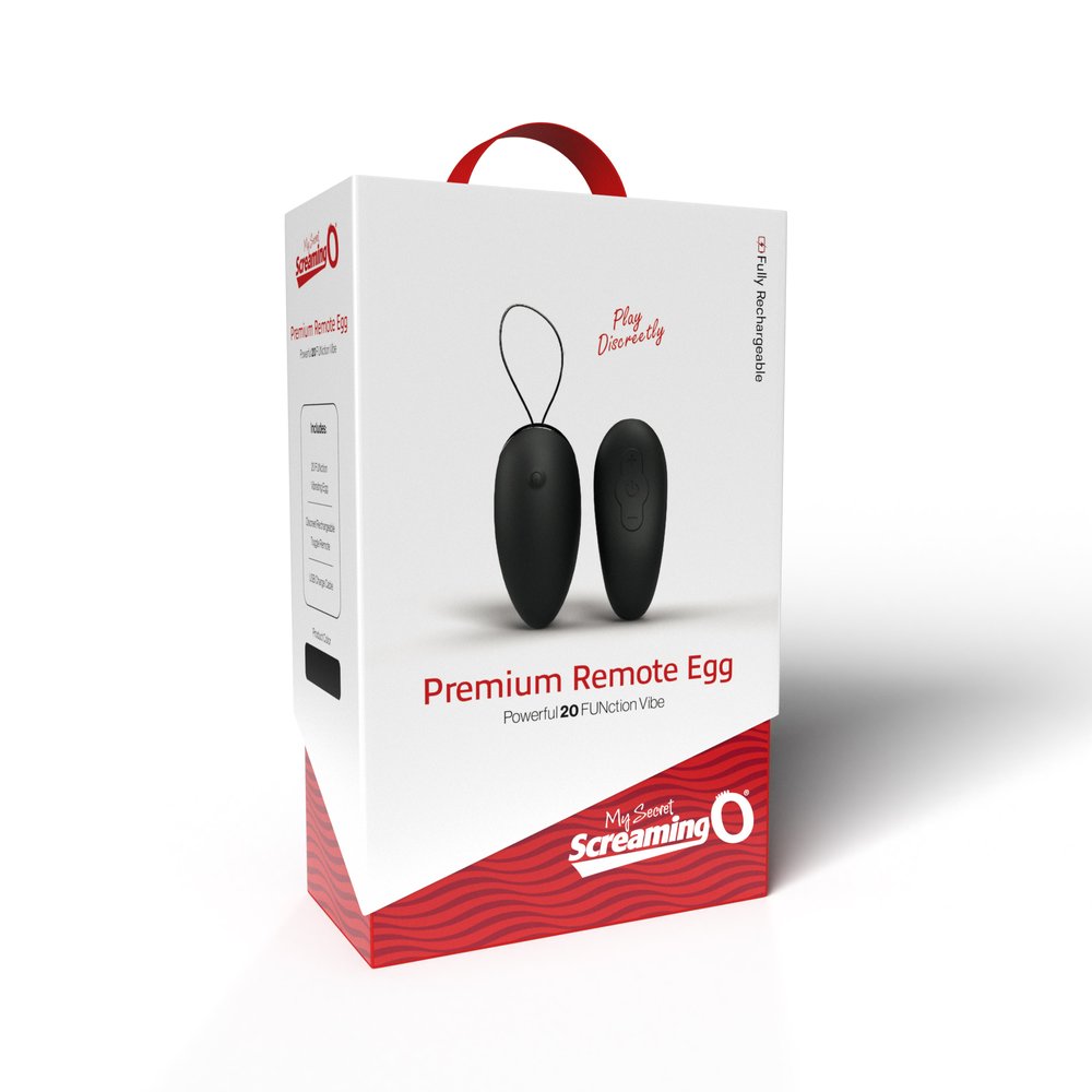 Screaming O Premium Remote Egg Black