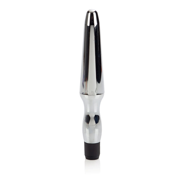 Vibrating Waterproof Anal Probe Silver