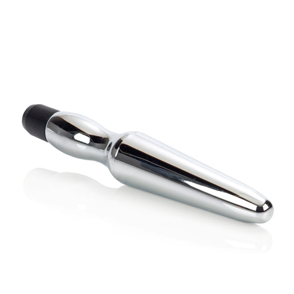 Vibrating Waterproof Anal Probe Silver