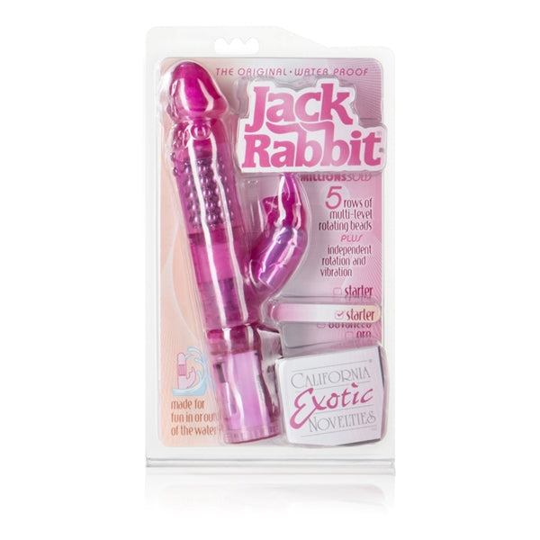 Jack Rabbit w/Floating Beads Waterproof - Pink