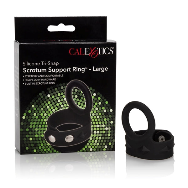 Silicone Tri-Snap Scrotum Support Ring - Large