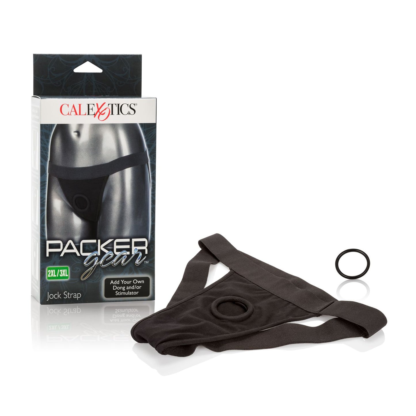 Packer Gear Black Jock Strap 2XL/3XL
