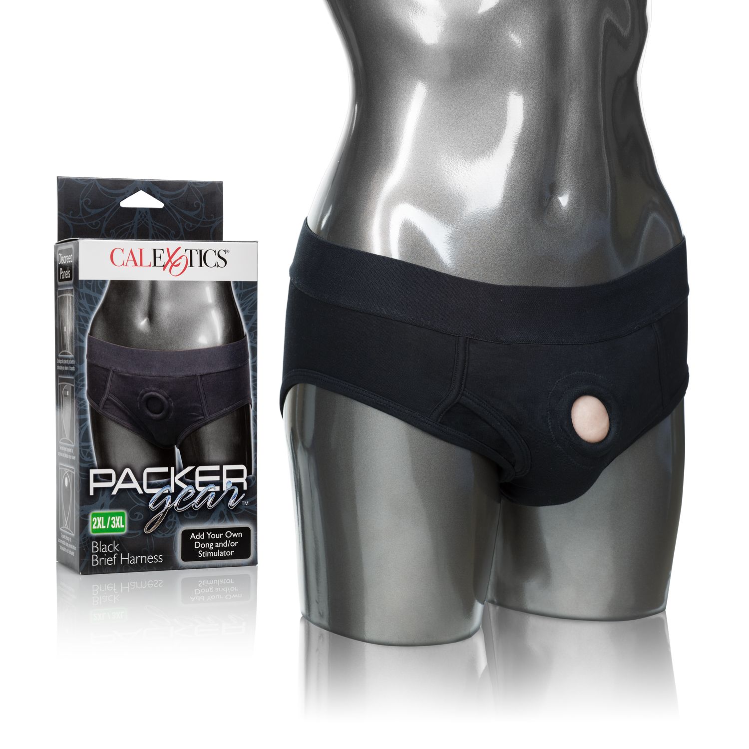 Packer Gear Black Brief Harness 2XL/3XL