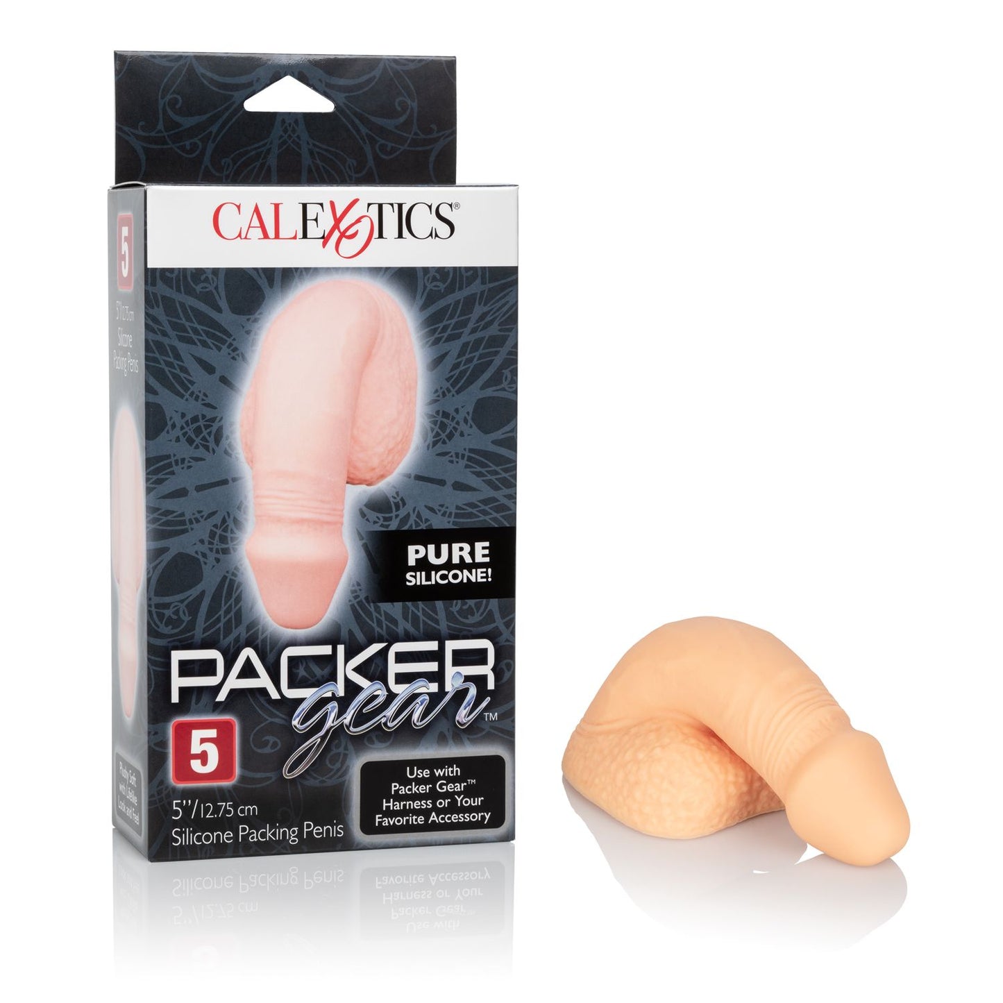 Packer Gear 5IN Silicone Penis Ivory