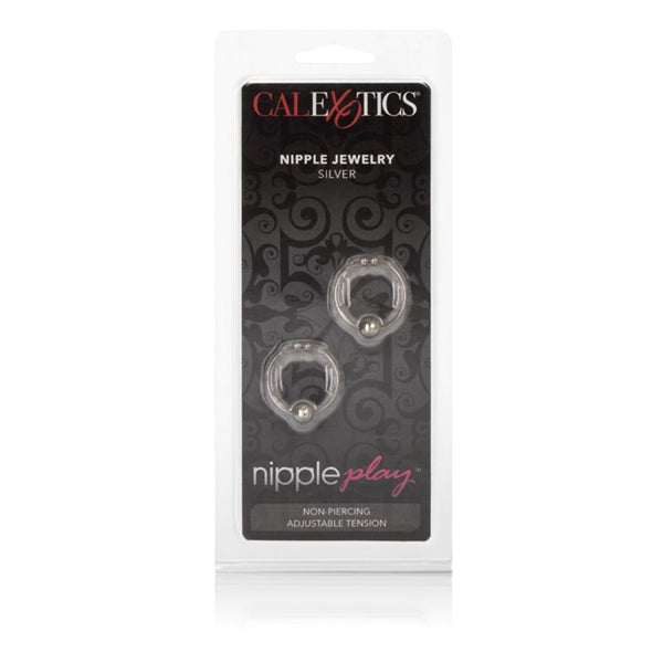 Nipple Play Non Piercing Nipple Rings Silver