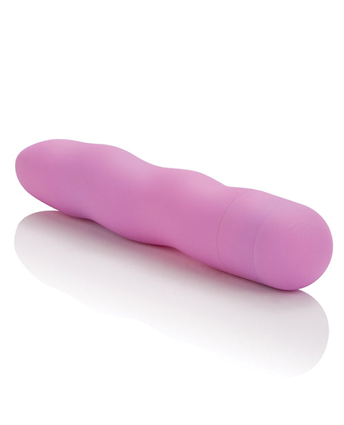 First Time Mini Power Swirl Vibrator Waterproof 4.5 Inch - Pink