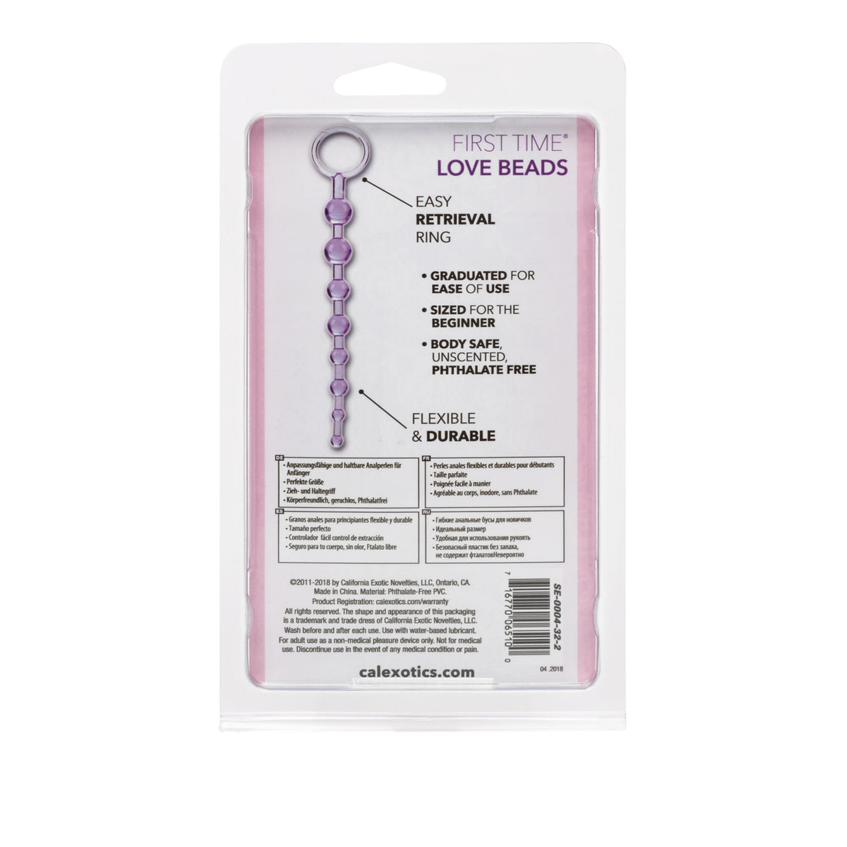 First Time Love Beads Purple
