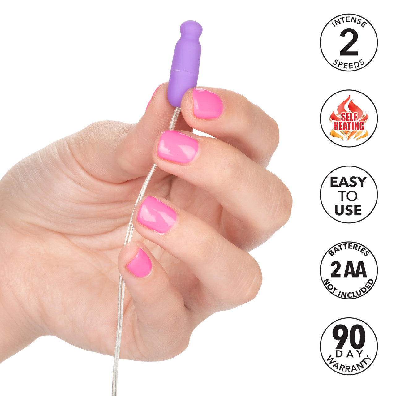 Whisper Micro Heated Bullet - Purple