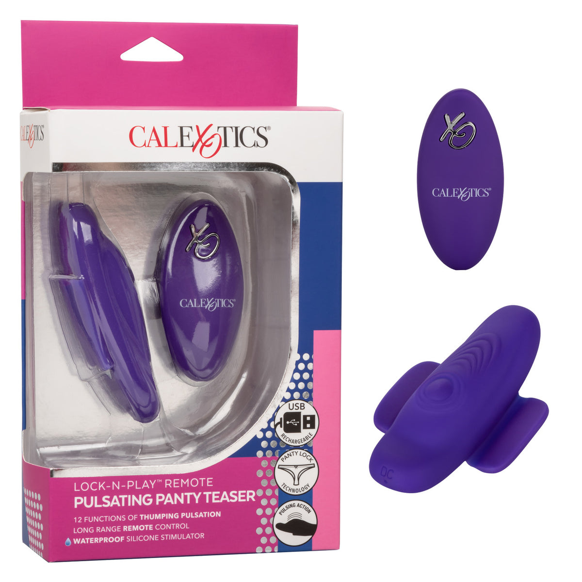 Lock-n-play Remote Pulsating Panty Teaser