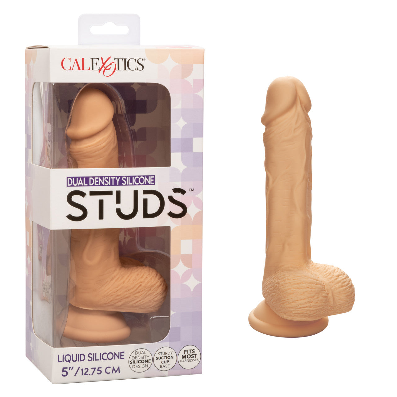 Silicone Studs Dual Dense 5 Vanilla