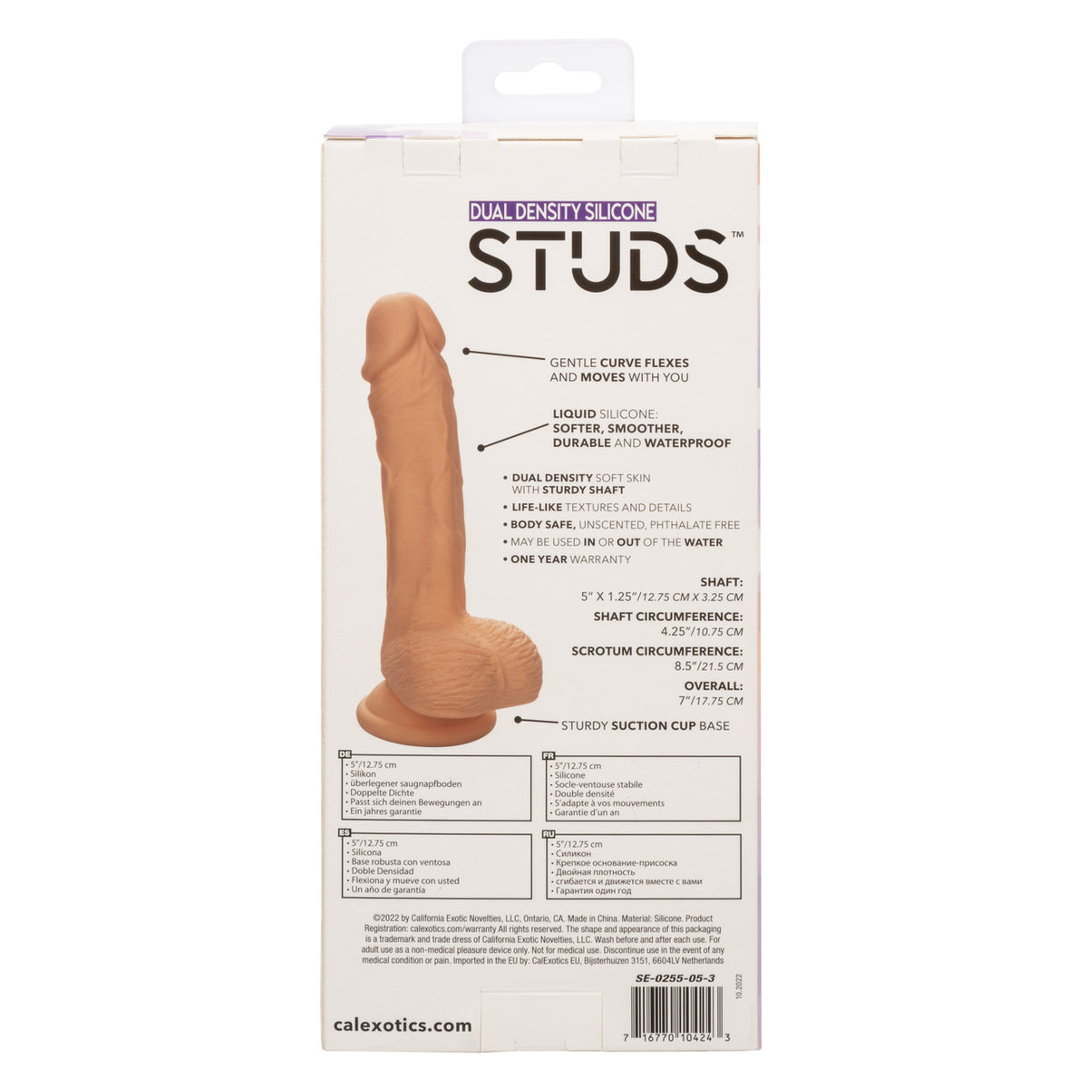Silicone Studs Dual Dense 5 Vanilla
