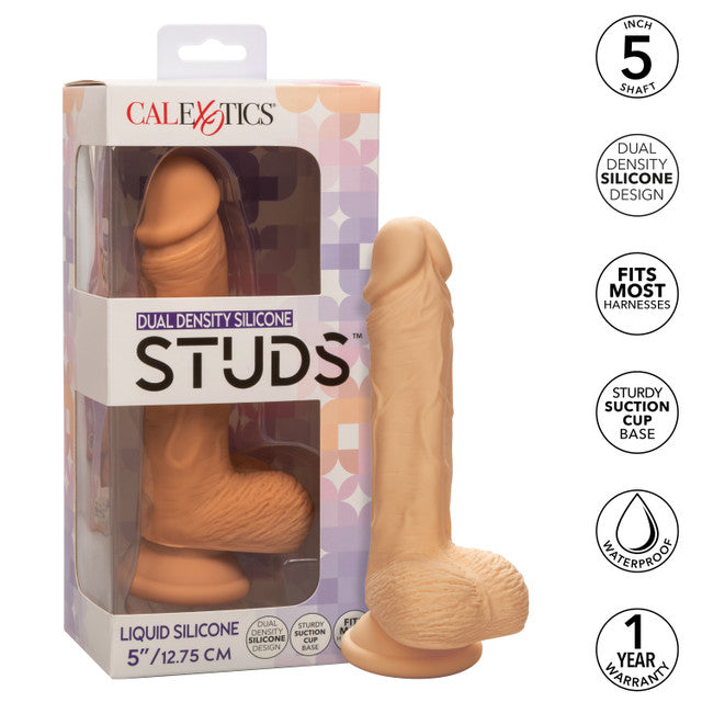 Silicone Studs Dual Dense 5 Vanilla