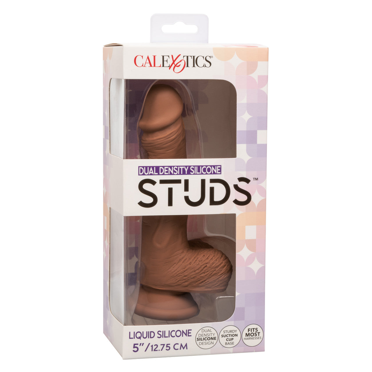 Silicone Studs Dual Dense 5 Chocolate