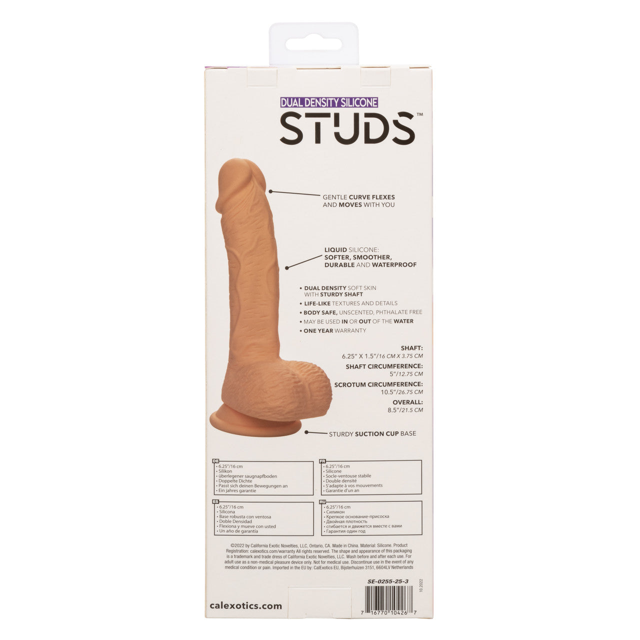 Silicone Studs Dual Dense 6.25 Vanilla