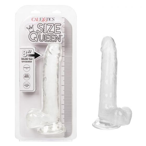 Size Queen 8" Dildo - Clear