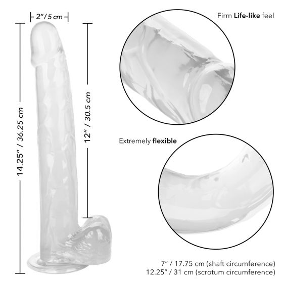 Size Queen 12 Clear