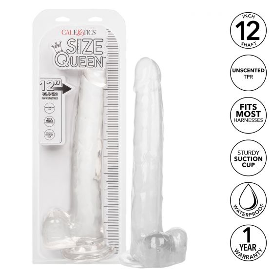 Size Queen 12 Clear