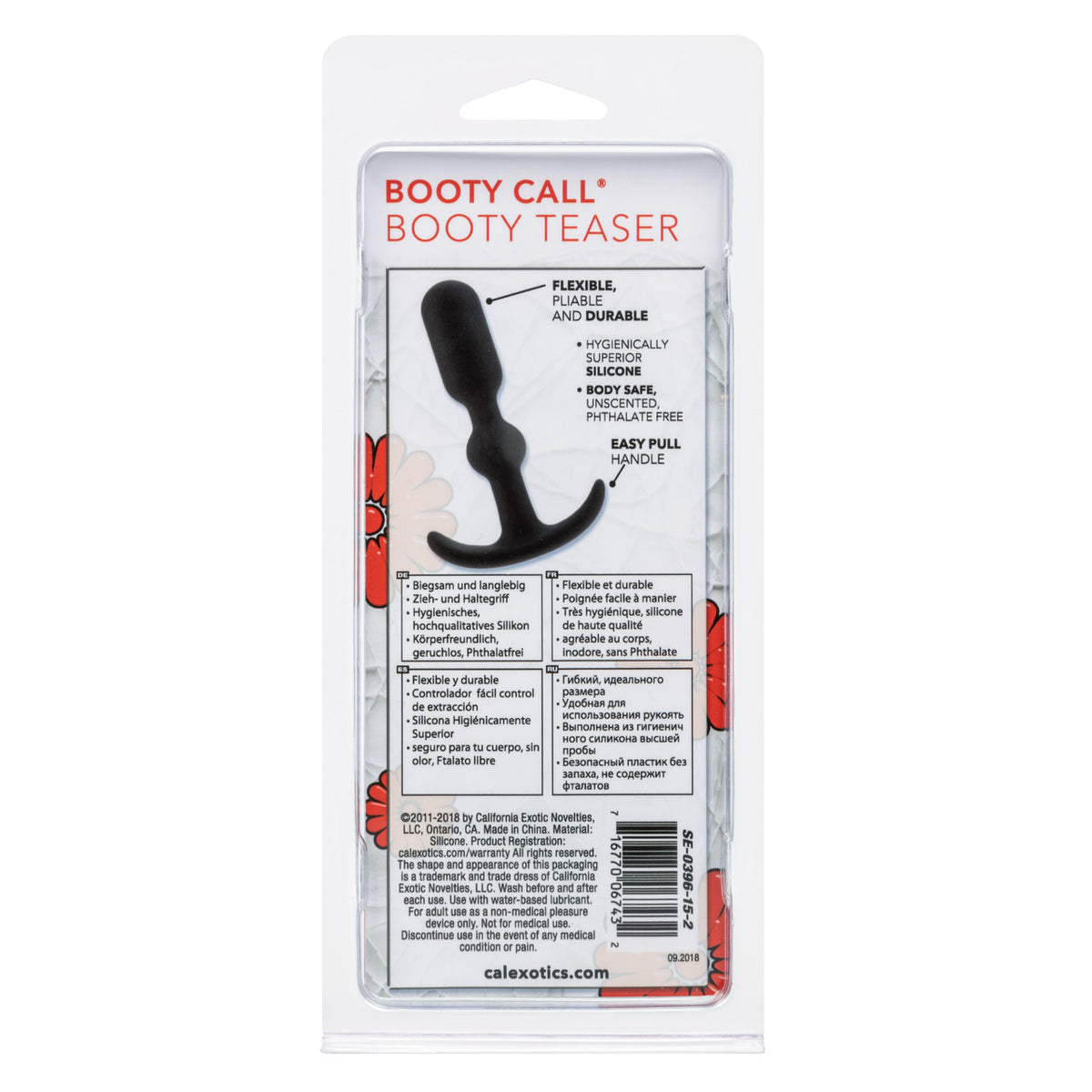 Booty Call Booty Teaser Silicone Anal Plug Black