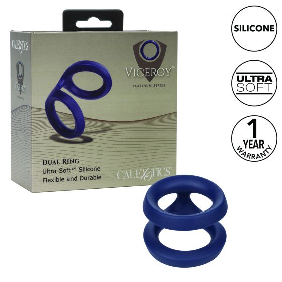 Viceroy Dual Ring Blue