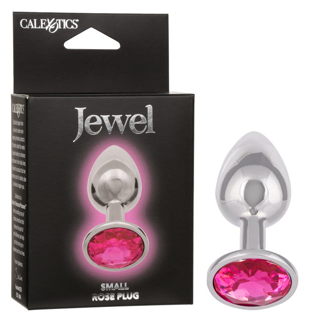 Jewel Small Rose Plug Pink