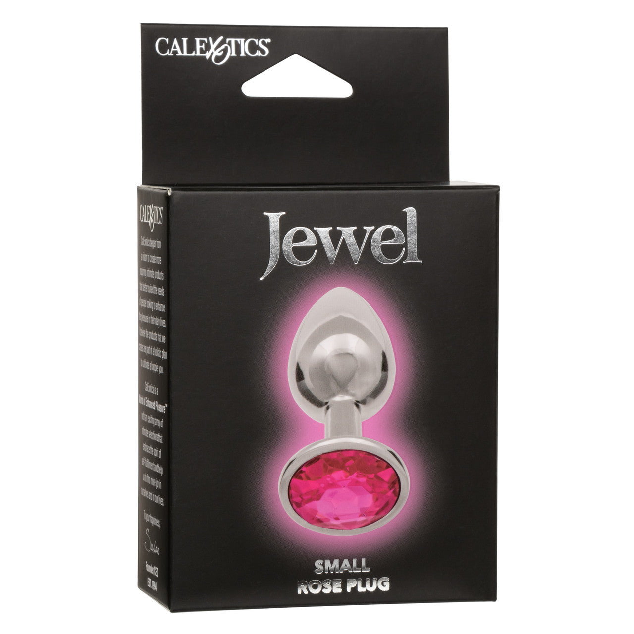 Jewel Small Rose Plug Pink