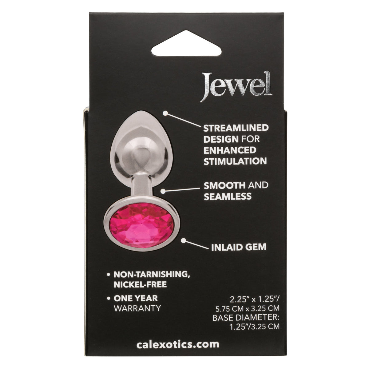 Jewel Small Rose Plug Pink