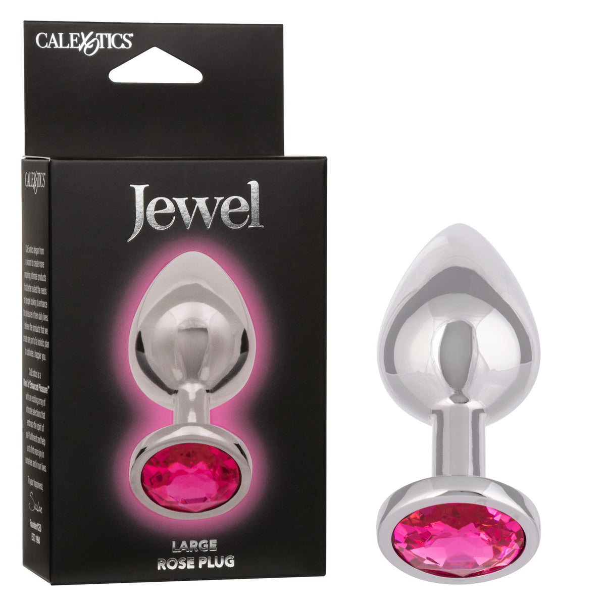 Jewel Large Rose Plug Pink