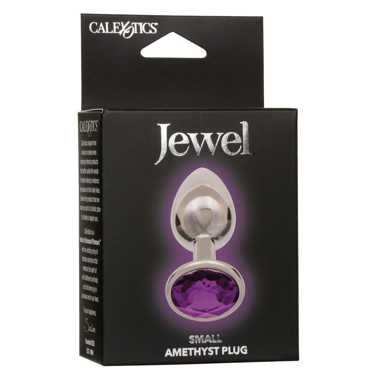 Jewel Small Amethyst Plug Purple