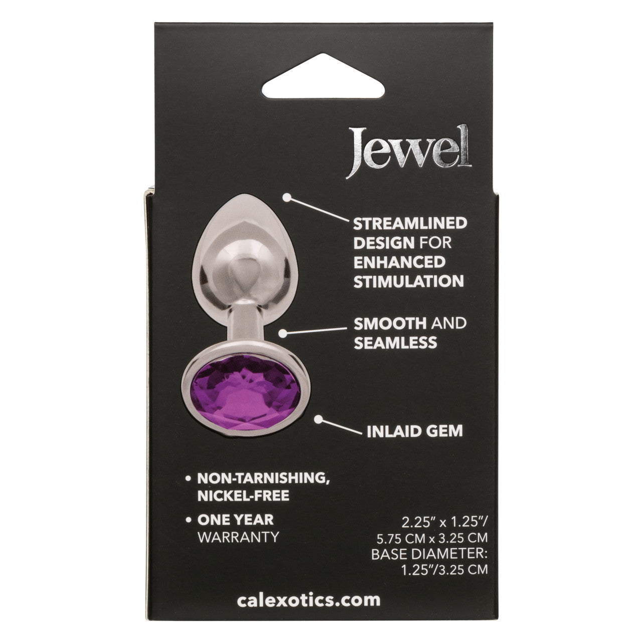 Jewel Small Amethyst Plug Purple