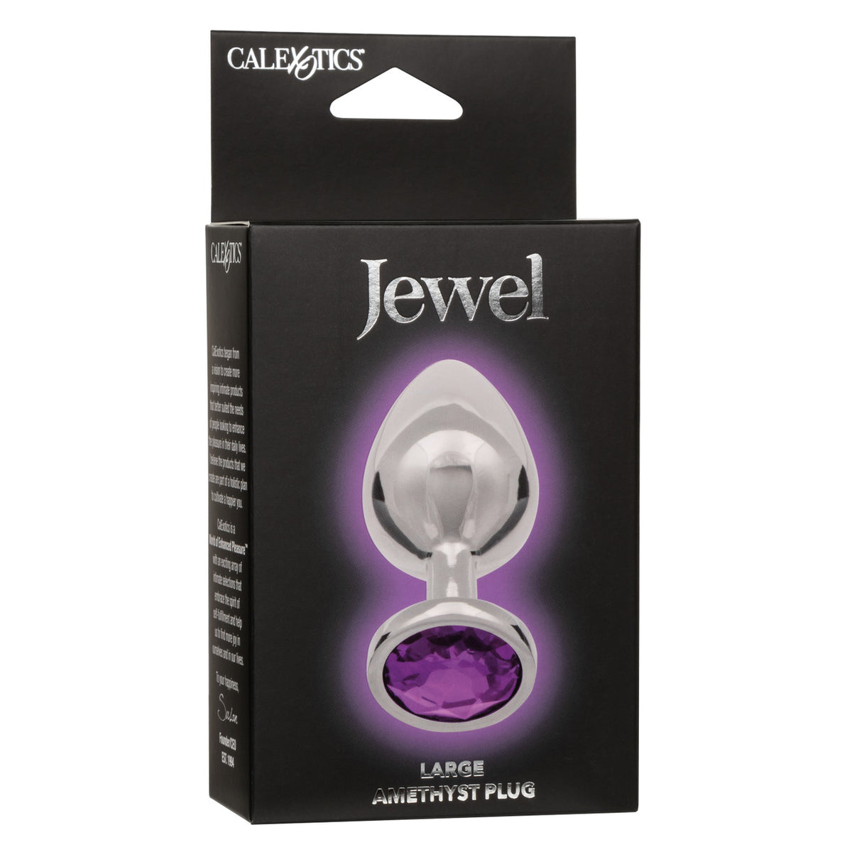 Jewel Large Amethyst Plug Purple