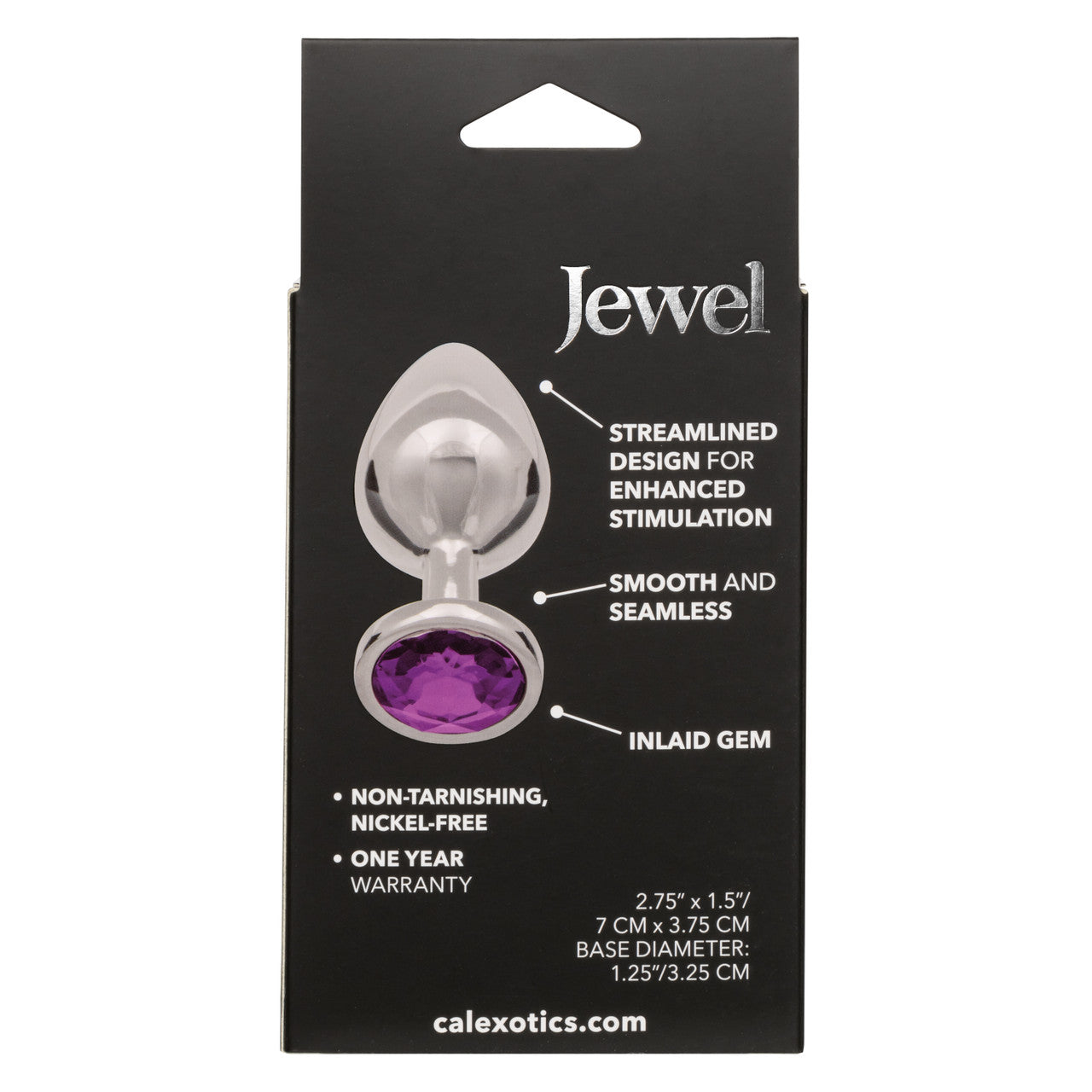Jewel Large Amethyst Plug Purple