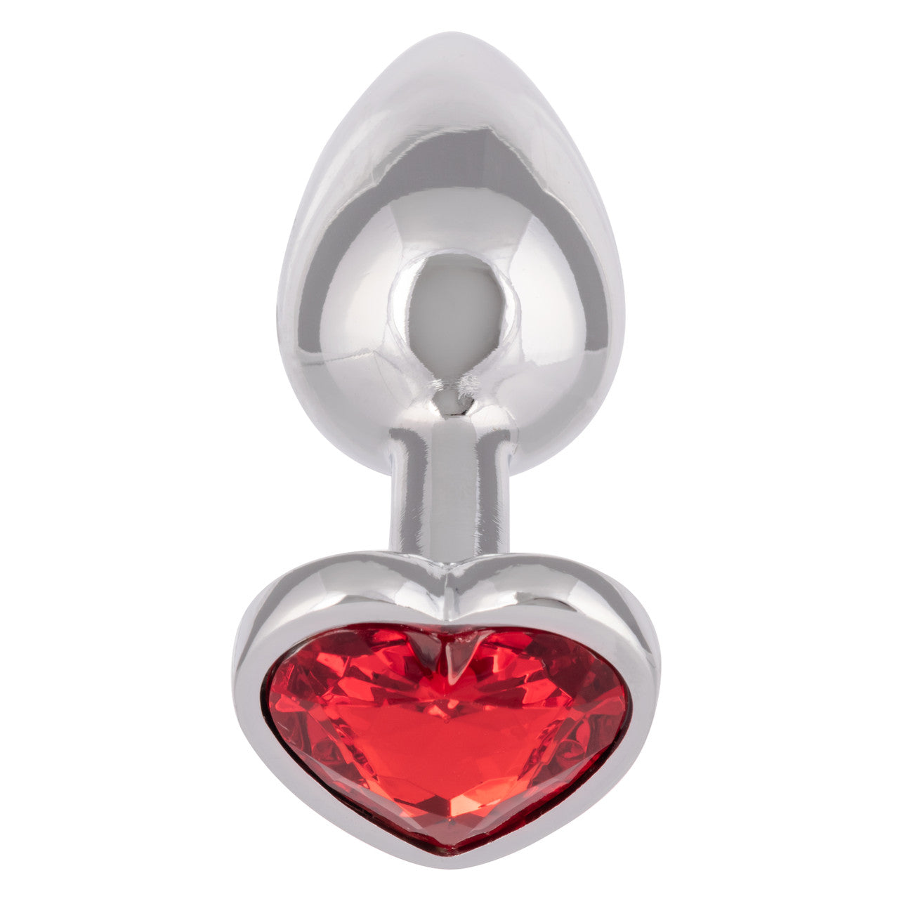 Jewel Small Ruby Heart Plug Red