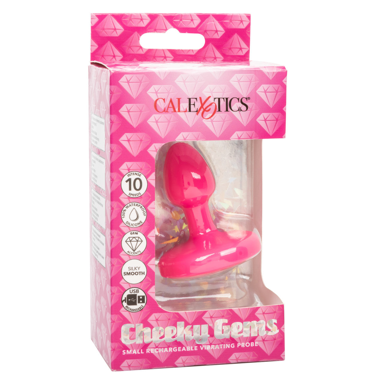 Cheeky Gems Recharge Vibe Probe Sm Pnk
